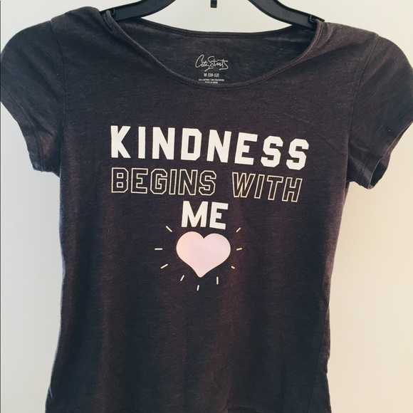 Gray tee for girls - Picture 1 of 2